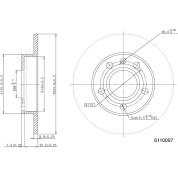 Metzger | Bremsscheibe | 6110097