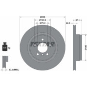 Textar | Bremsscheibe | 92137905