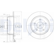 Delphi | Bremsscheibe | BG3660