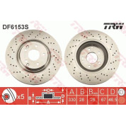 TRW | Bremsscheibe | DF6153S