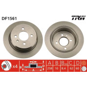 TRW | Bremsscheibe | DF1561