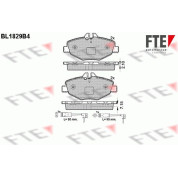 FTE | Bremsbelagsatz, Scheibenbremse | 9010408