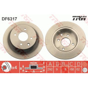 TRW | Bremsscheibe | DF6317