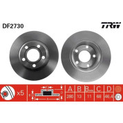 TRW | Bremsscheibe | DF2730