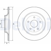 Delphi | Bremsscheibe | BG4567C