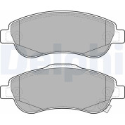 Delphi | Bremsbelagsatz, Scheibenbremse | LP2093