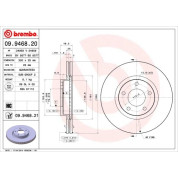 Brembo | Bremsscheibe | 09.9468.21