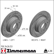 Zimmermann | Bremsscheibe | 150.3426.53