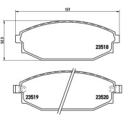 Brembo | Bremsbelagsatz, Scheibenbremse | P 54 027