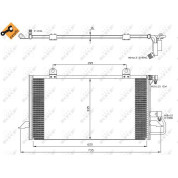 NRF | Kondensator, Klimaanlage | 35247