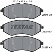 Textar | Bremsbelagsatz, Scheibenbremse | 2397406