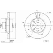 Metzger | Bremsscheibe | 6110031