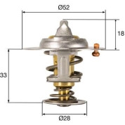 Mahle | Thermostat, Kühlmittel | TX 327 92D