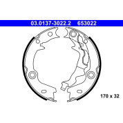 ATE | Bremsbackensatz, Feststellbremse | 03.0137-3022.2