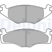 Delphi | Bremsbelagsatz, Scheibenbremse | LP420