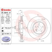 Brembo | Bremsscheibe | 09.B842.31