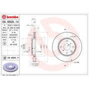 Brembo | Bremsscheibe | 09.9928.11