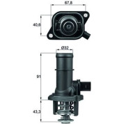 Mahle | Thermostat, Kühlmittel | TI 16 105