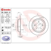 Brembo | Bremsscheibe | 08.C823.21