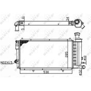 NRF | Kühler, Motorkühlung | 50406A