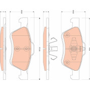 TRW | Bremsbelagsatz, Scheibenbremse | GDB1752