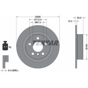 Textar | Bremsscheibe | 92274603