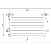 Valeo | Kondensator, Klimaanlage | 814315