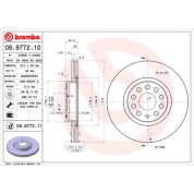 Brembo | Bremsscheibe | 09.9772.11