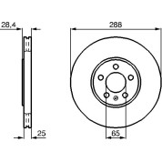 BOSCH | Bremsscheibe | 0 986 478 619