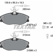 Textar | Bremsbelagsatz, Scheibenbremse | 2167403