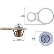 Mahle | Thermostat, Kühlmittel | TX 255 91