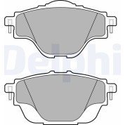 Delphi | Bremsbelagsatz, Scheibenbremse | LP2509