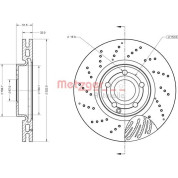 Metzger | Bremsscheibe | 6110867