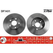 TRW | Bremsscheibe | DF1431