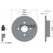 Textar | Bremsscheibe | 92103700