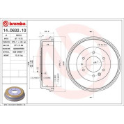 Brembo | Bremstrommel | 14.D632.10