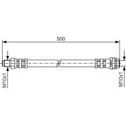 BOSCH | Bremsschlauch | 1 987 476 453