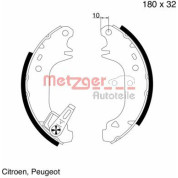 Metzger | Bremsbackensatz | MG 508