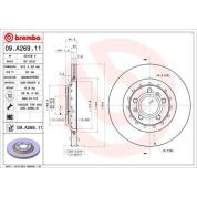 Brembo | Bremsscheibe | 09.A269.11