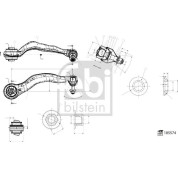 febi bilstein | Lenker, Radaufhängung | 185574