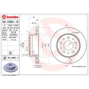 Brembo | Bremsscheibe | 09.C663.11