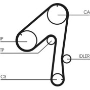 ContiTech | Zahnriemen | CT786