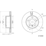 Metzger | Bremsscheibe | 6110595