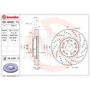 Brembo | Bremsscheibe | 09.8402.1X