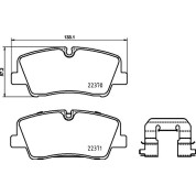 Brembo | Bremsbelagsatz, Scheibenbremse | P 30 085