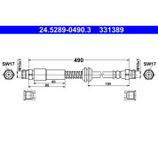 ATE | Bremsschlauch | 24.5289-0490.3