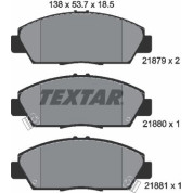 Textar | Bremsbelagsatz, Scheibenbremse | 2187901