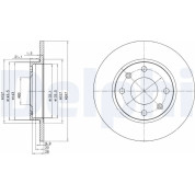 Delphi | Bremsscheibe | BG2213