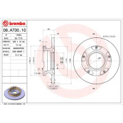 Brembo | Bremsscheibe | 08.A730.10