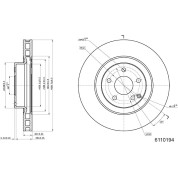 Metzger | Bremsscheibe | 6110194